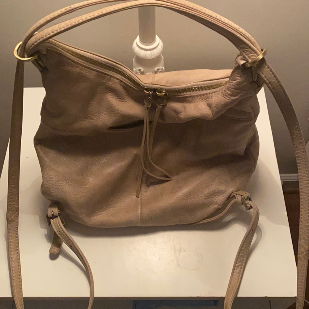 HOBO GOLD LEATHER BAG